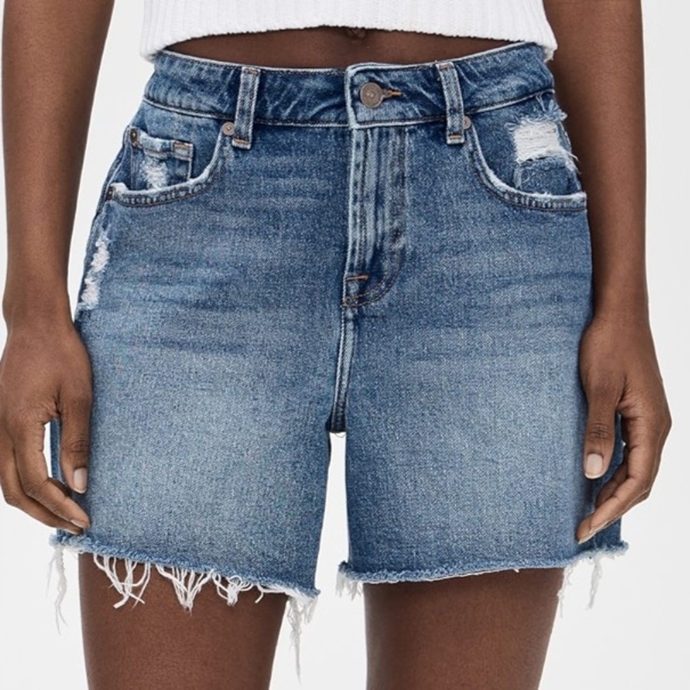 NWT 7 For All Mankind Monroe Distressed Denim Shorts